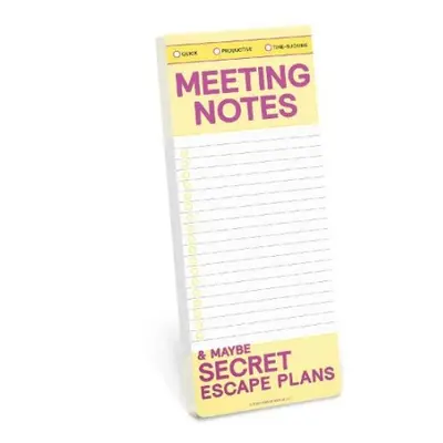 Knock Knock Meeting Notes Make-a-List Pads - Knock Knock