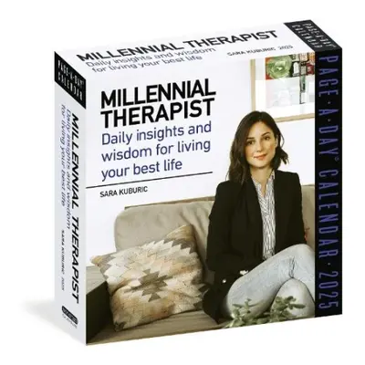 Millennial Therapist Page-A-Day® Calendar 2025 - Kuburic, Sara a Calendars, Workman