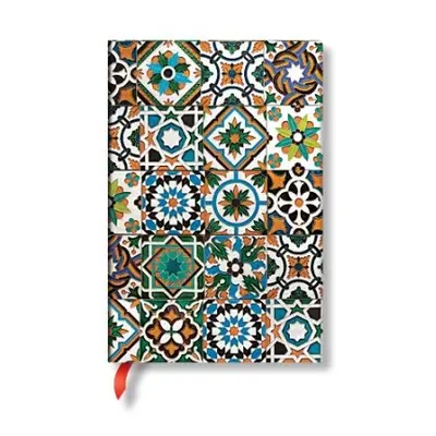 Porto (Portuguese Tiles) Mini Hardback Address Book (Elastic Band Closure) - Paperblanks