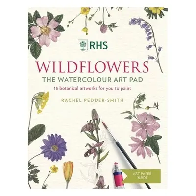 RHS Wildflowers Watercolour Art Pad - Pedder-Smith, Rachel