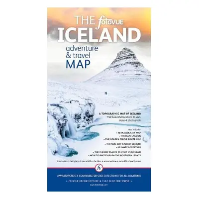 fotoVUE Iceland Adventure and Travel Map - Rushforth, James