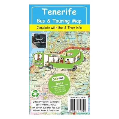 Tenerife Bus a Touring Map - Kostura, Jan