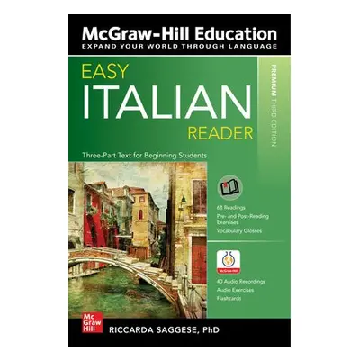 Easy Italian Reader, Premium Third Edition - Saggese, Riccarda