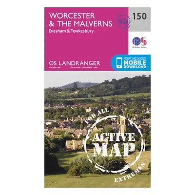 Worcester a the Malverns, Evesham a Tewkesbury - Ordnance Survey