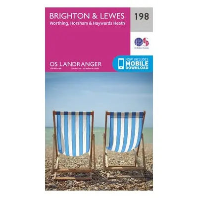 Brighton a Lewes, Haywards Heath - Ordnance Survey