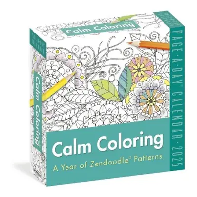 Calm Coloring Page-A-Day® Calendar 2025 - Calendars, Workman