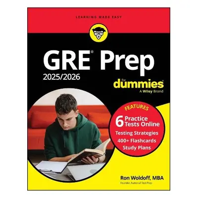 GRE Prep 2025/2026 For Dummies (+6 Practice Tests a 400+ Flashcards Online) - Woldoff, Ron (Nati