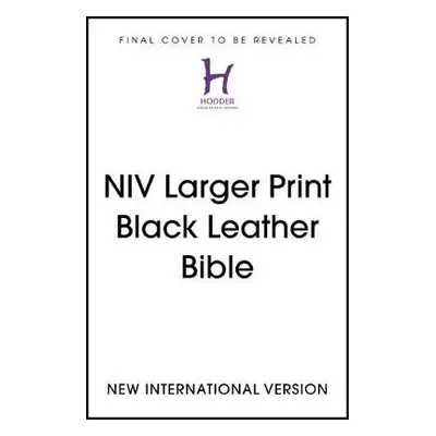 NIV Larger Print Black Leather Bible - Version, New International