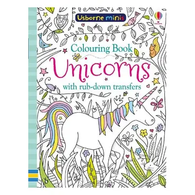 Colouring Book Unicorns with Rub Downs - Robson, Kirsteen