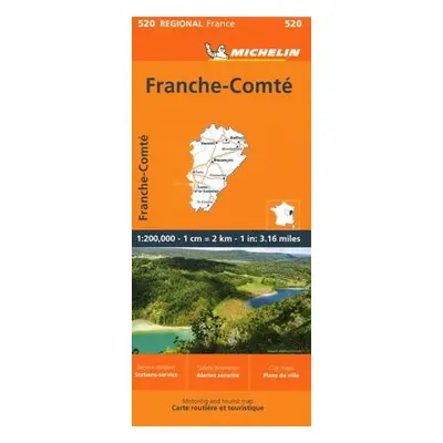 Franche-Comte - Michelin Regional Map 520 - Michelin