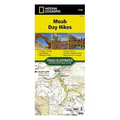 Moab Day Hikes Map Guide - National Geographic Maps