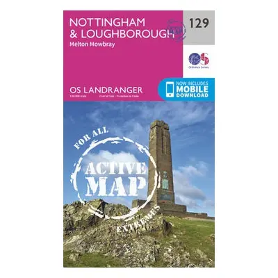 Nottingham a Loughborough, Melton Mowbray - Ordnance Survey