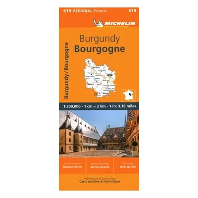 Burgundy - Michelin Regional Map 519 - Michelin