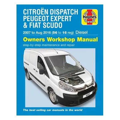 Citroen Dispatch, Peugeot Expert a FIAT Scudo Diesel ('07-Aug '16) 56 to 16