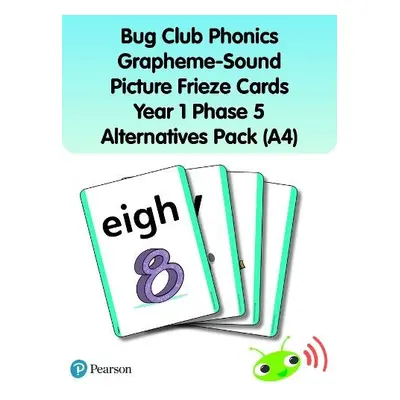 Bug Club Phonics Grapheme-Sound Picture Frieze Cards Year 1 Phase 5 alternatives (A4) - Johnston