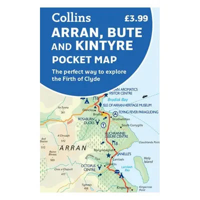 Arran, Bute and Kintyre Pocket Map - Collins Maps