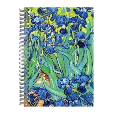 Van Gogh Irises Wire-O Journal 6 X 8.5" - McMenemy, Sarah