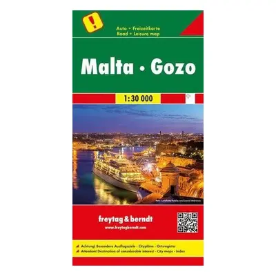 Malta - Gozo, Destination of Considerable Interest Road Map 1:30 000