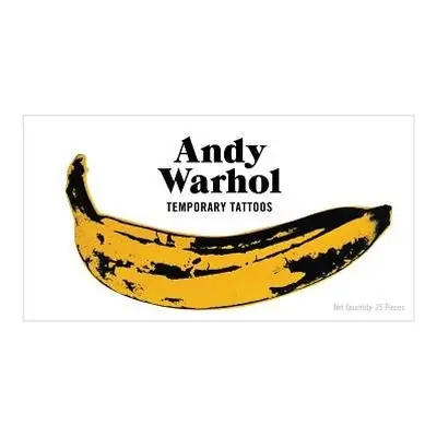 Andy Warhol Temporary Tattoo Set - Galison