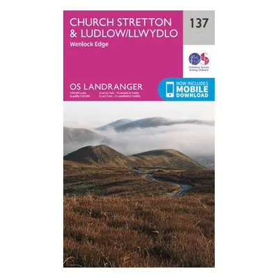 Ludlow a Church Stretton, Wenlock Edge - Ordnance Survey