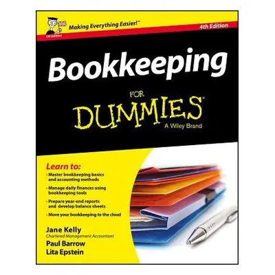 Bookkeeping For Dummies - Kelly, Jane E. a Barrow, Paul a Epstein, Lita (University of Phoenix)