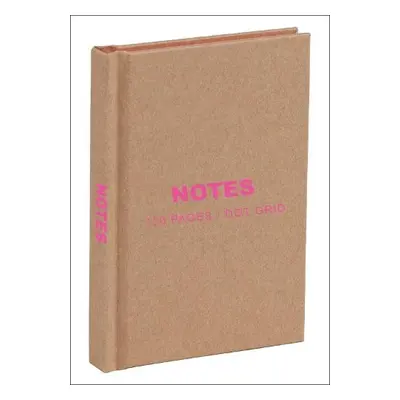 Kraft and Pink Mini Notebook