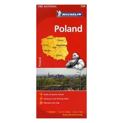 Poland - Michelin National Map 720 - Michelin