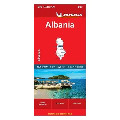 Albania - Michelin National Map 807 - Michelin