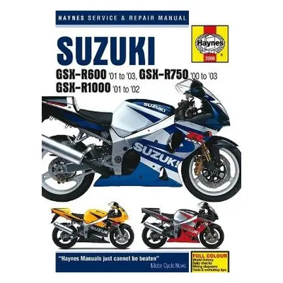 Suzuki GSX-R600 (01 - 03), GSX-R750 (00 - 03), GSX-R1000 (01 - 02) Haynes Repair Manual - Haynes