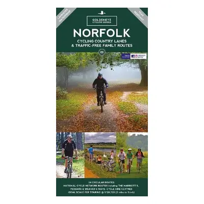 Norfolk Cycling Country Lanes Map - Churcher, Al