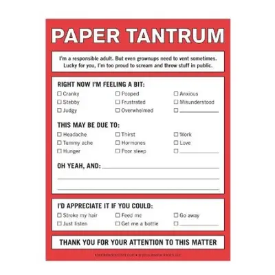 Knock Knock Paper Tantrum Nifty Notes