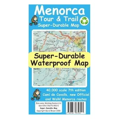 Menorca Tour and Trail Map - Brawn, David