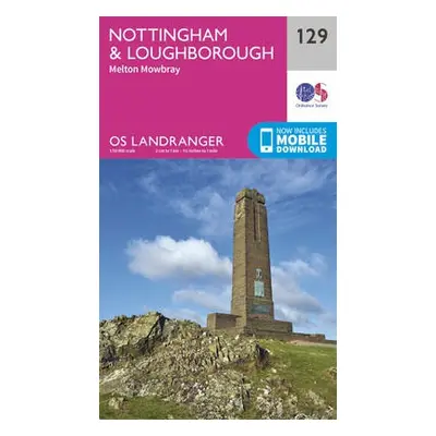 Nottingham a Loughborough, Melton Mowbray - Ordnance Survey