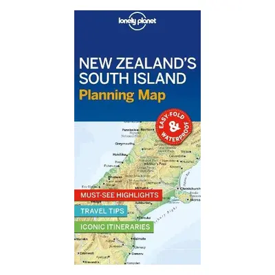 Lonely Planet New Zealand's South Island Planning Map - Lonely Planet