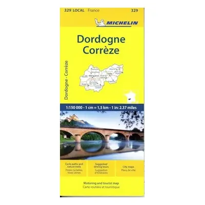 Correze, Dordogne - Michelin Local Map 329 - Michelin