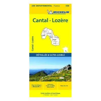 Cantal, Lozire - Michelin Local Map 330 - Michelin