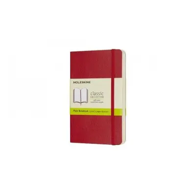 Moleskine Scarlet Red Pocket Plain Notebook Soft