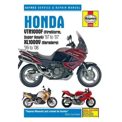 Honda VTR1000F (FireStorm, Super Hawk) (97 - 07) a XL1000V (Varadero) (99 - 08) Haynes Repair Ma