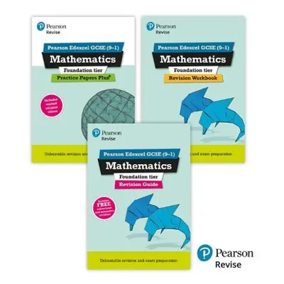 New Pearson Revise Edexcel GCSE (9-1) Mathematics Foundation Complete Revision a Practice Bundle