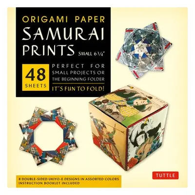 Origami Paper - Samurai Prints - Small 6 3/4" - 48 Sheets