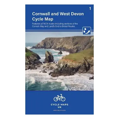 Cornwall a West Devon Cycle Map 1 - Cycle Maps UK