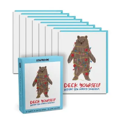 Em a Friends Deck Yourself Boxed Greeting Cards, Box of 8 Single Holiday Cards