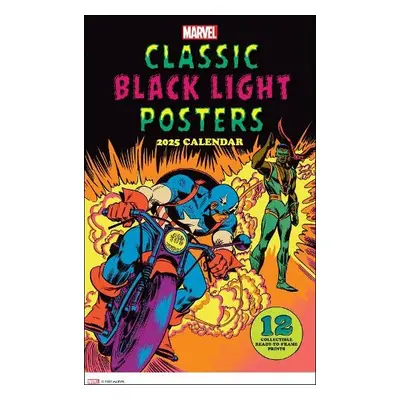 Marvel Classic Black Light 2025 Poster Calendar - Marvel Entertainment