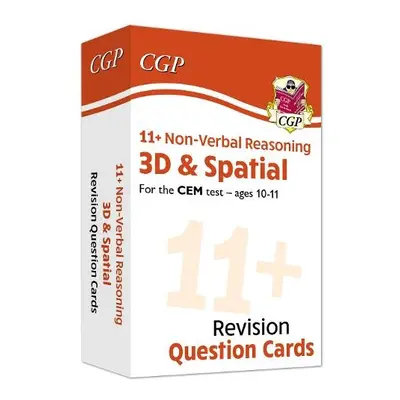 11+ CEM Revision Question Cards: Non-Verbal Reasoning 3D a Spatial - Ages 10-11 - CGP Books