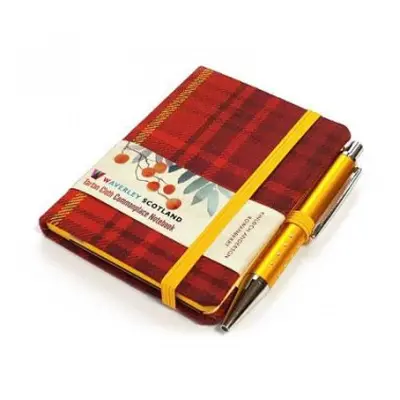 Waverley S.T. (S): Rowanberry Mini with Pen Pocket Genuine Tartan Cloth Commonplace Notebook