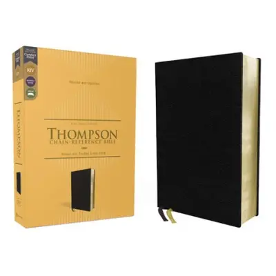 KJV, Thompson Chain-Reference Bible, European Bonded Leather, Black, Red Letter, Comfort Print