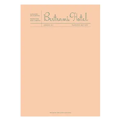 Fictional Hotel Notepads: Bertram's Hotel (pack Of 3)