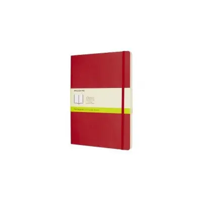 Moleskine Scarlet Red Extra Large Plain Notebook Soft