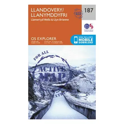 Llandovery, Llanwrtyd Wells and Llyn Brianne - Ordnance Survey