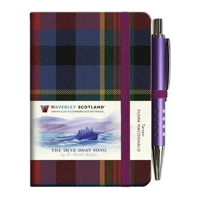 Skye Boat Song Tartan Notebook (mini with pen) - Scotland, Waverley